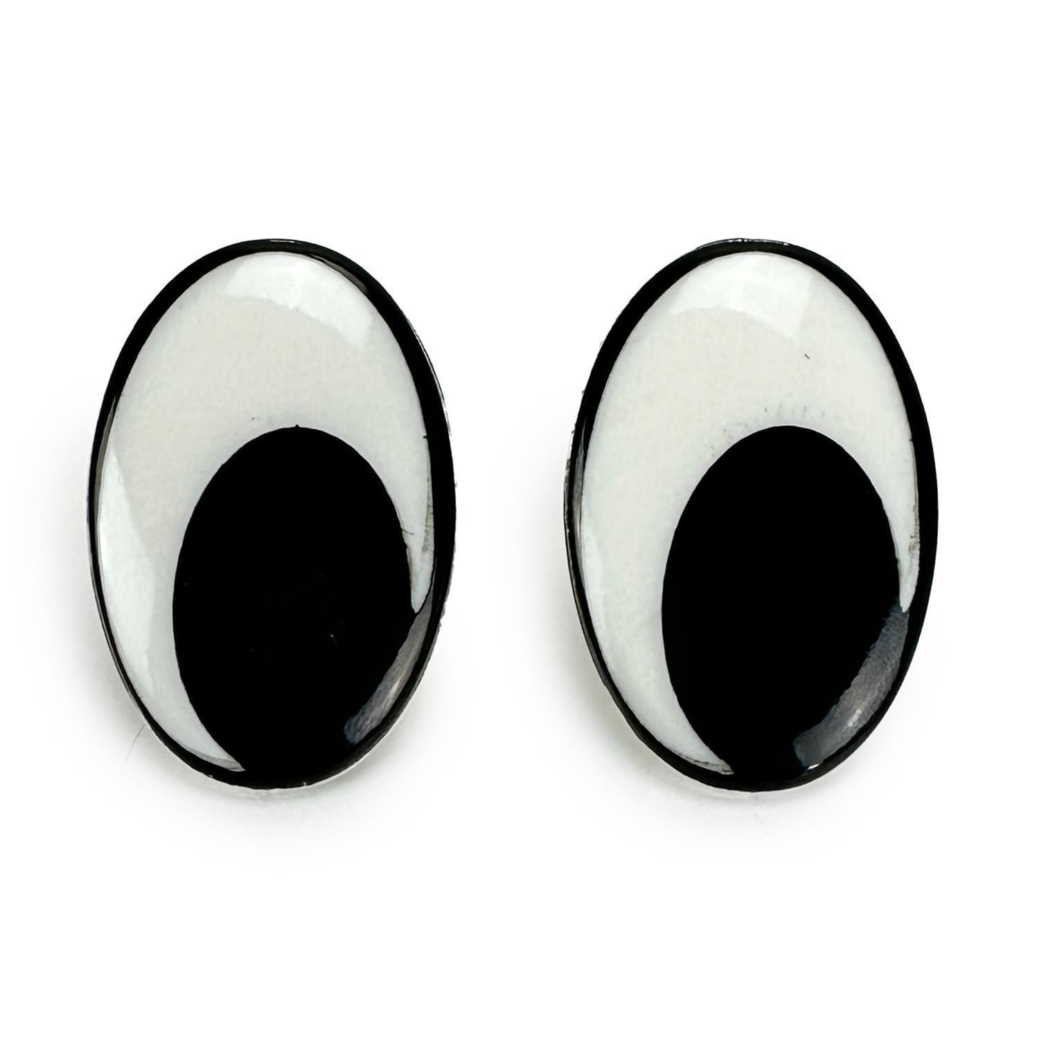 1 Paar Comic Sicherheitsaugen, Kunststoff Comic Augen 19x30mm