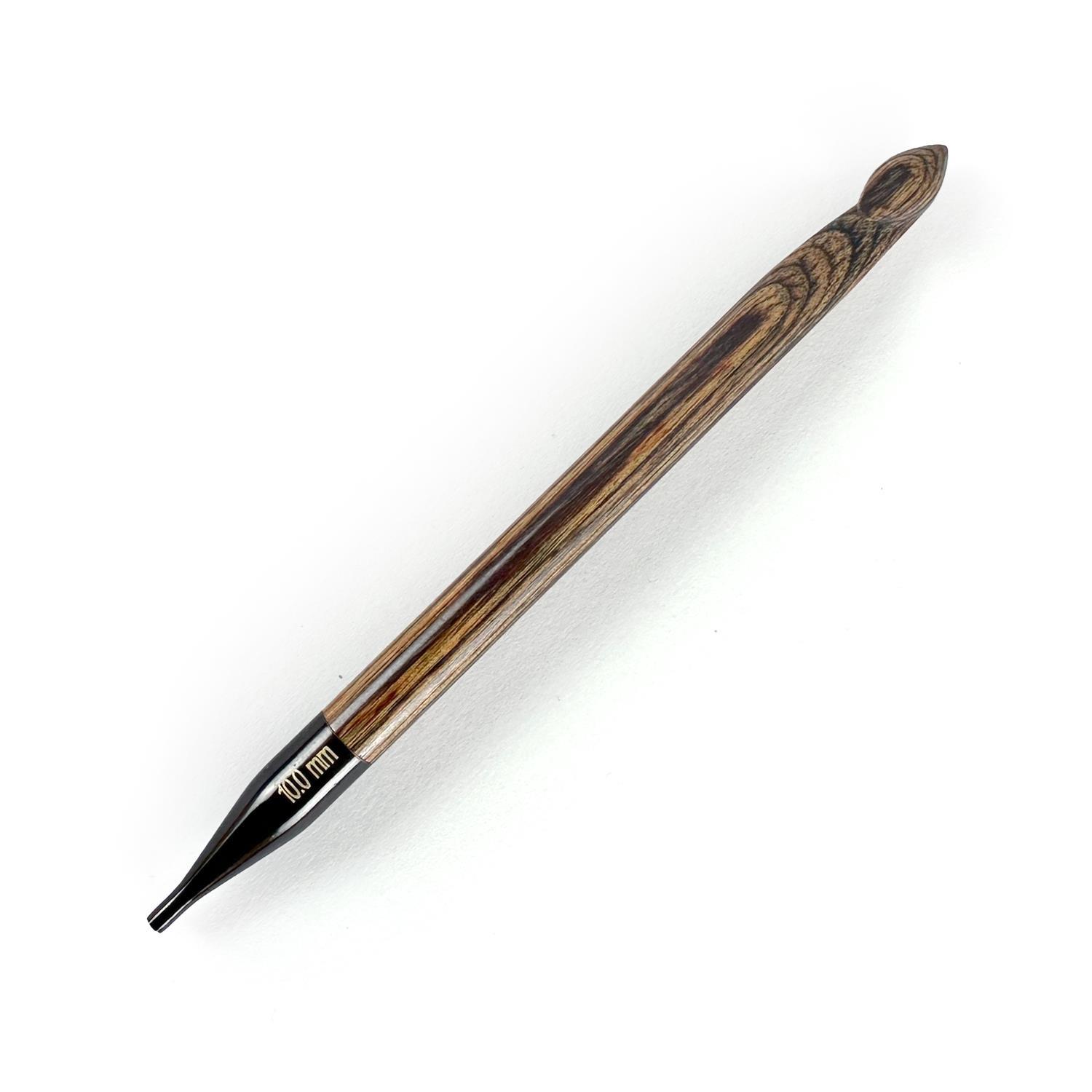 KnitPro ginger Tunesische Häkelnadel aus Holz 10.00 mm