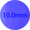 10,0 mm