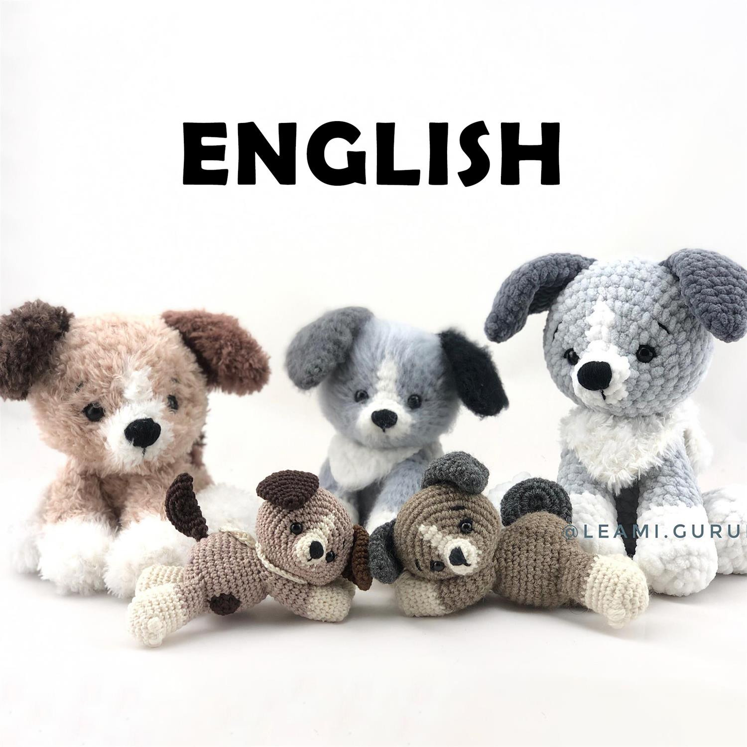 PDF ENGLISH Crochet Pattern Milo The Puppy Dog by leami