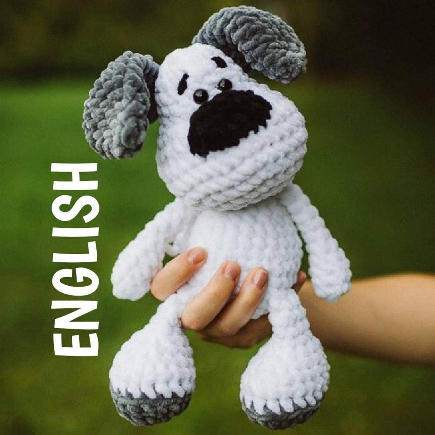 PDF ENGLISH Crochet Pattern Elvis Dog by leami