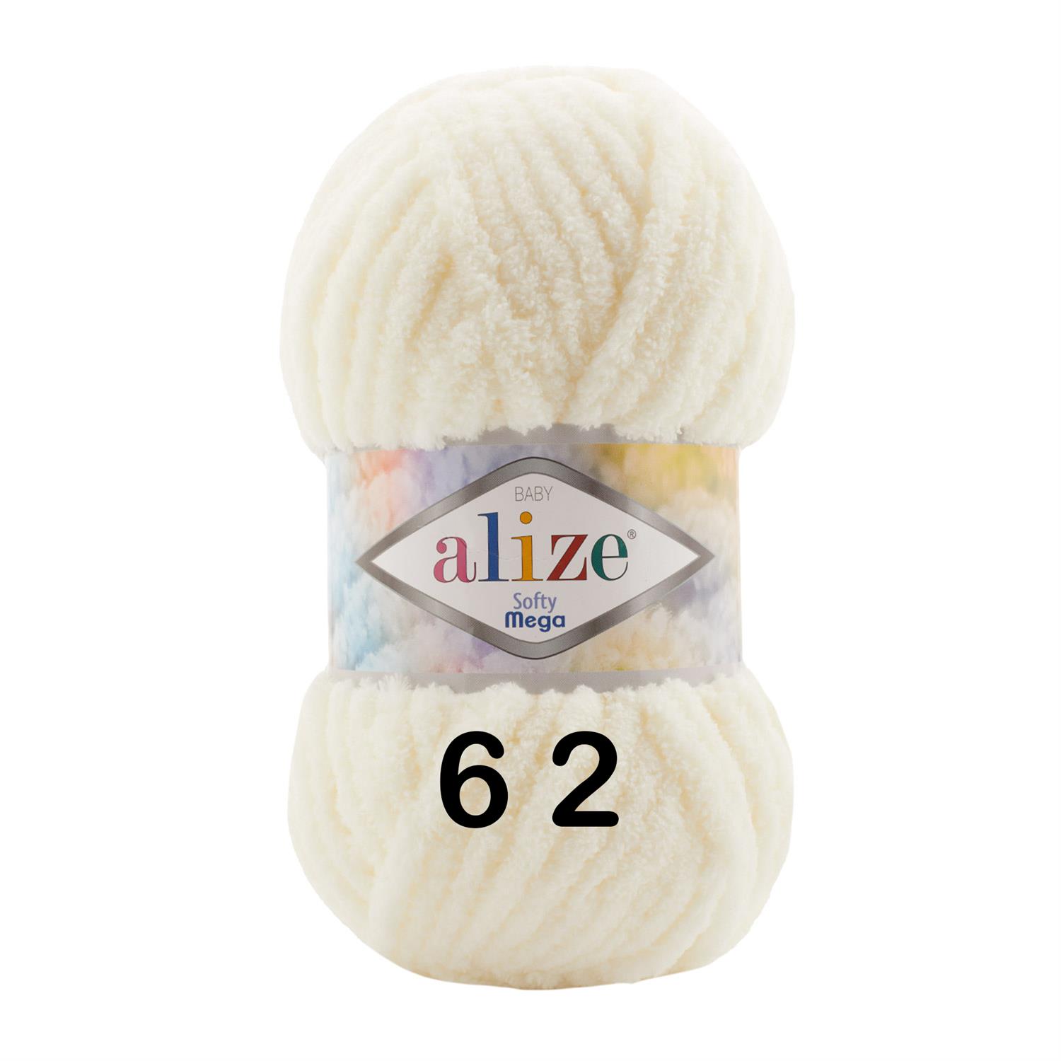 Alize softy mega (100g/70m) 62 creme