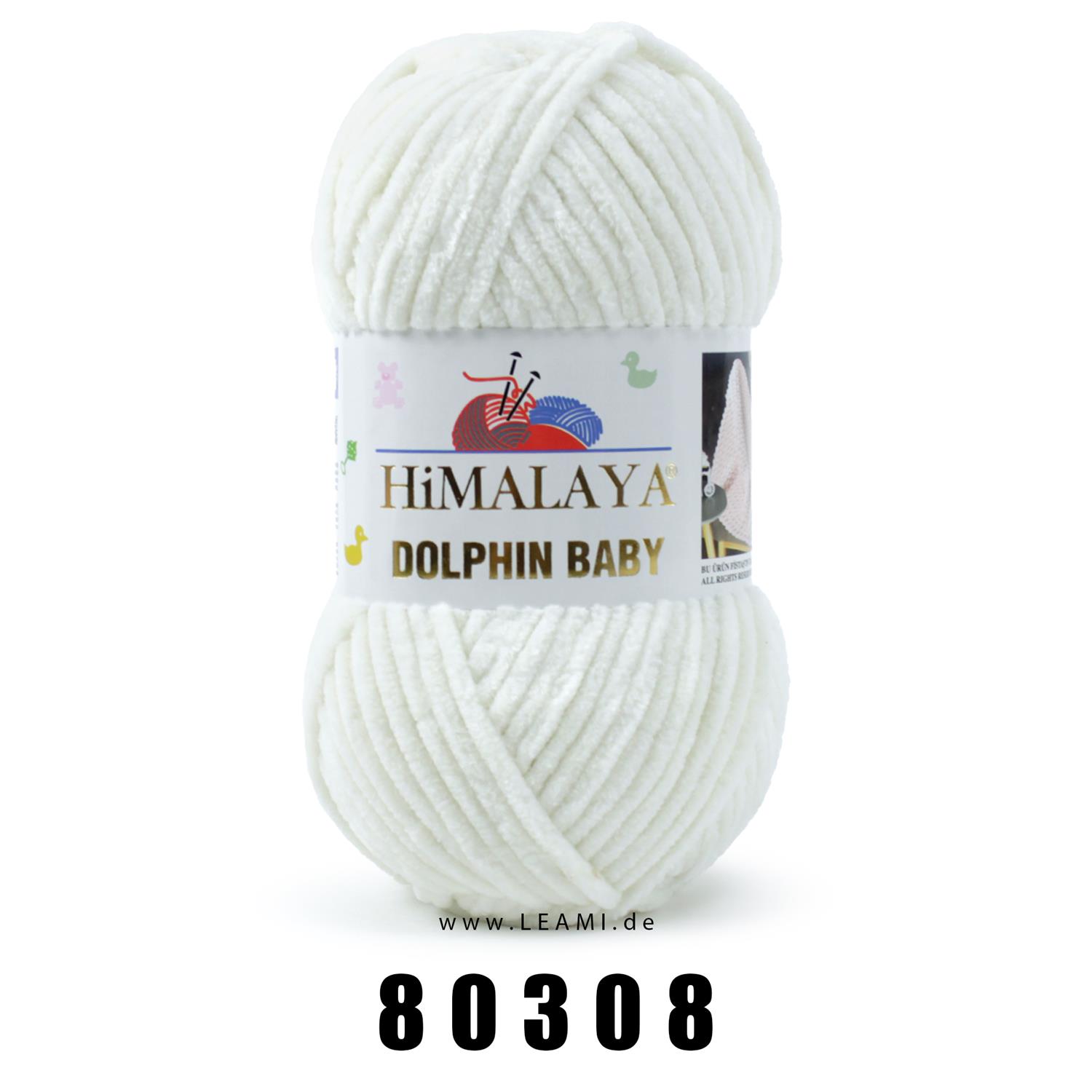 Himalaya Dolphin BABY, H 80308 naturweiß