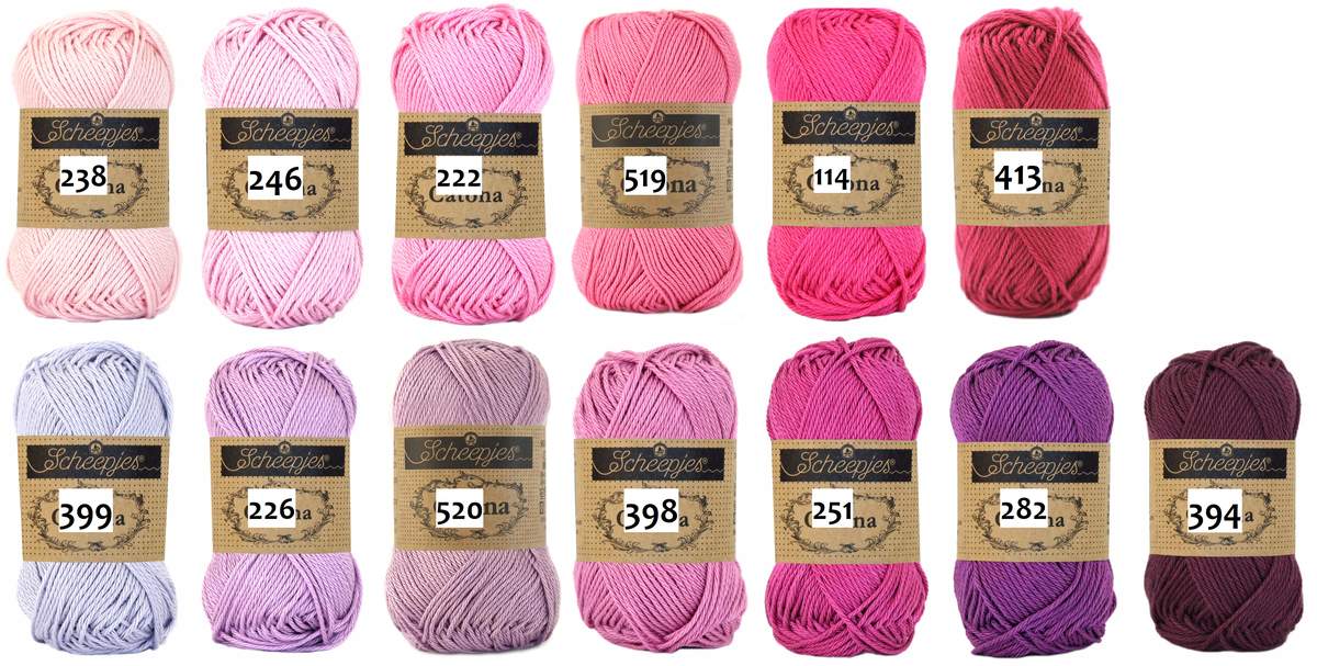 Scheepjes Catona, Baumwolle, 25g/62,5m Scheepjes Catona, Baumwolle, 25g/62,5m