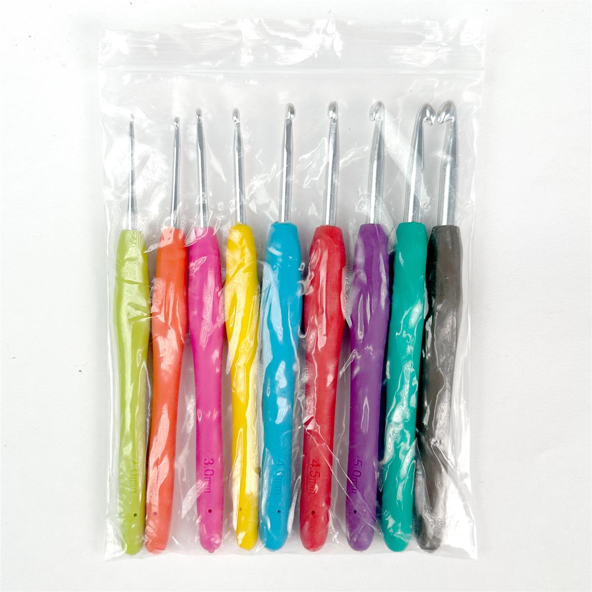 Häkelnadelset in 9 Größen 2.0 mm - 6.0mmm