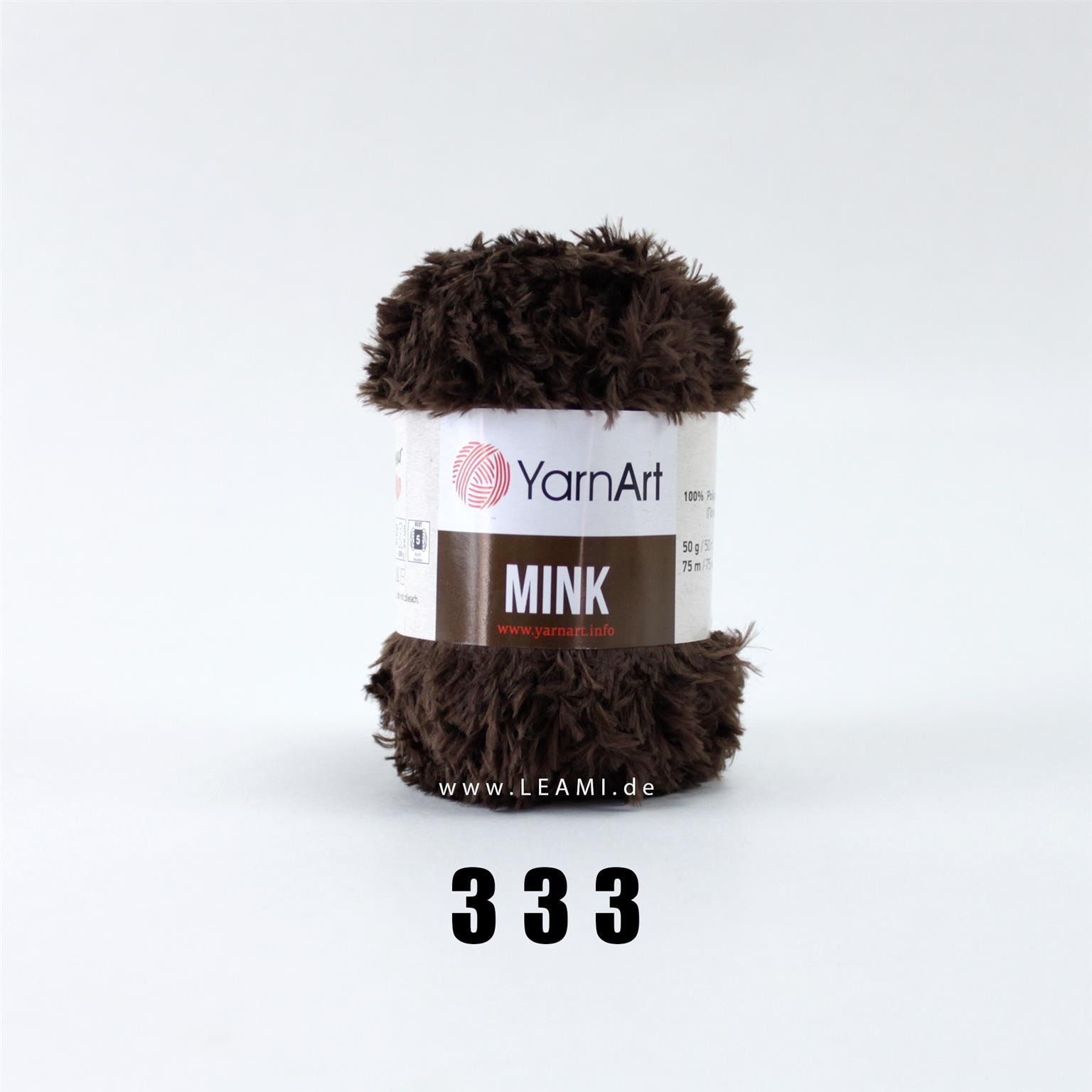 YarnArt Mink, 333 dunkelbraun