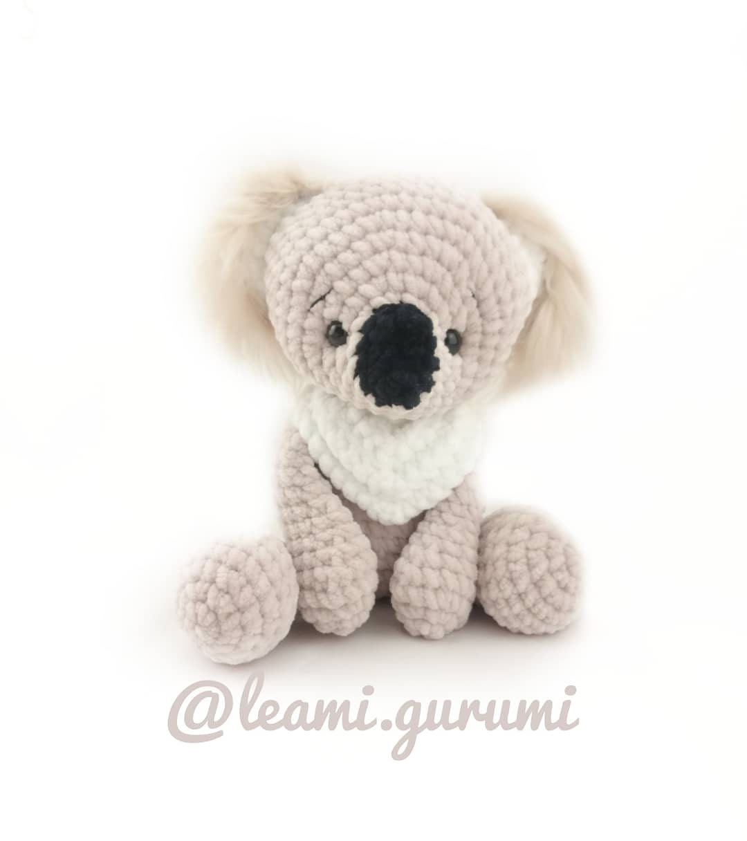 PDF ENGLISH Crochet Pattern Koko Koala Amigurumi - 2 Versions! - By leami