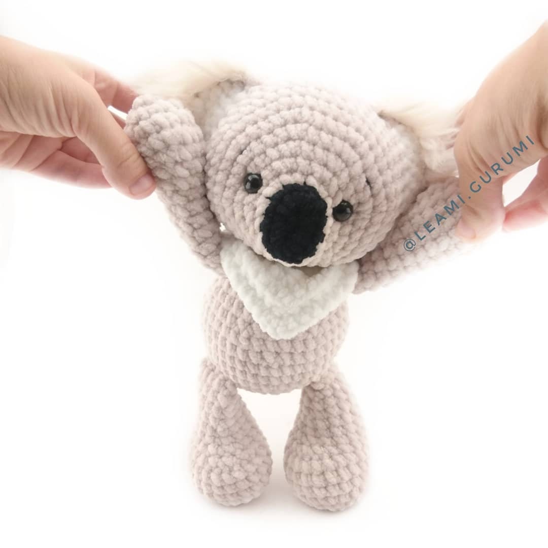 PDF ENGLISH Crochet Pattern Koko Koala Amigurumi - 2 Versions! - By leami