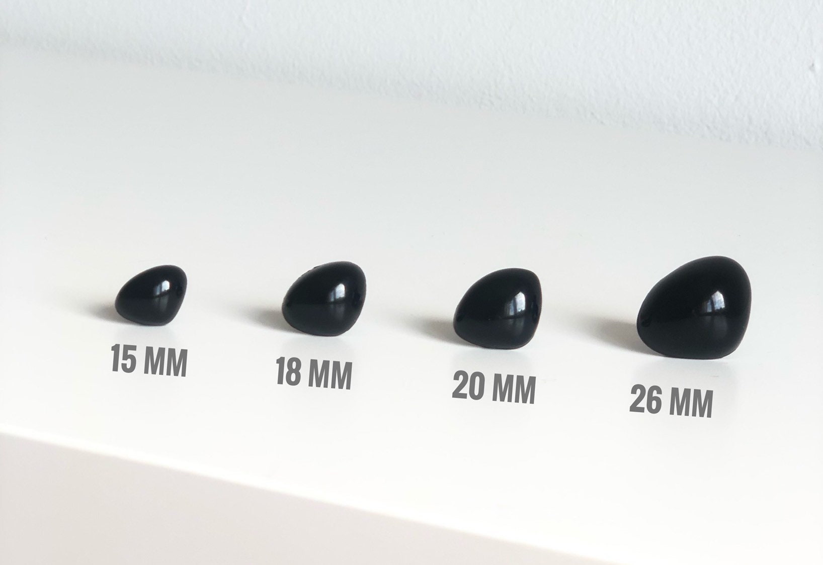 Black Plastic Safety Nose