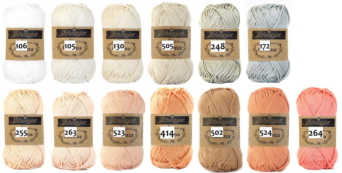 Scheepjes Catona, Baumwolle, 50g/125m, 130 leinen