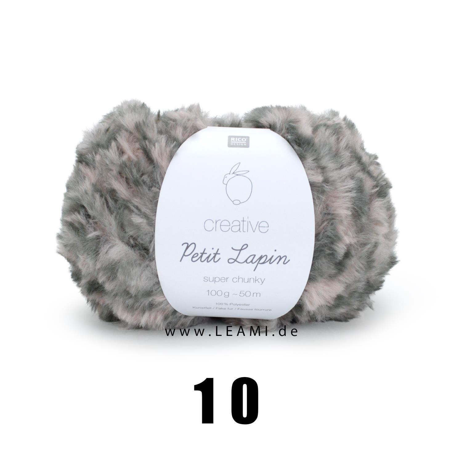 Creative Petit Lapin super chunky von Rico Design (100g/60m) 10 Puder
