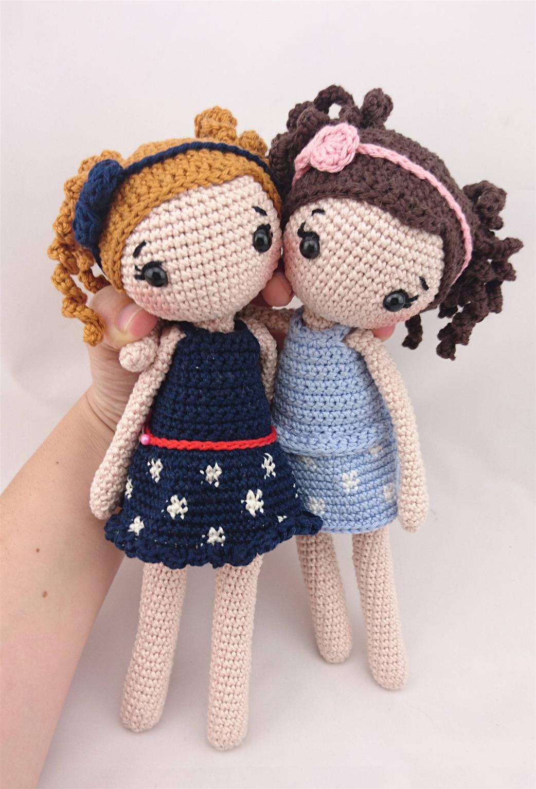 PDF Häkelanleitung für die Puppe Lina von leami