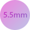 5,5 mm