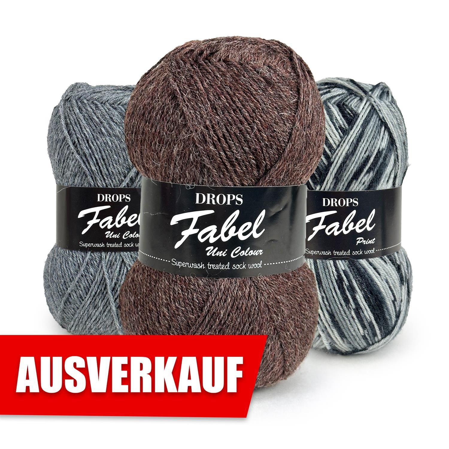 DROPS Fabel Uni Colour & Print (50g/205m)