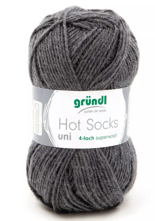 Gründl Hot Socks uni (50g/210m) 4-fach superwash
