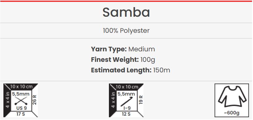 YarnArt Samba (100g/150m) 501 weiß