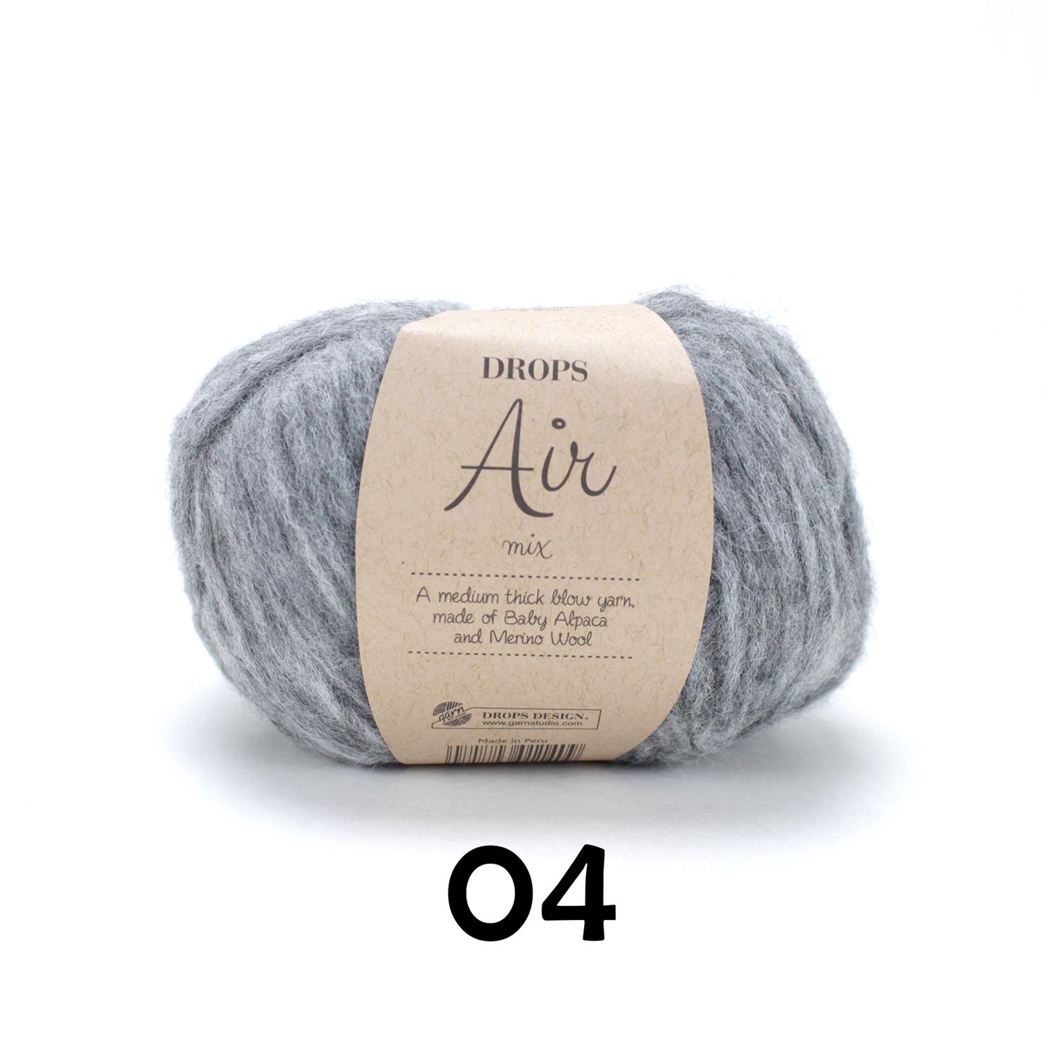 DROPS Air mix (50g/150m) 04 grau