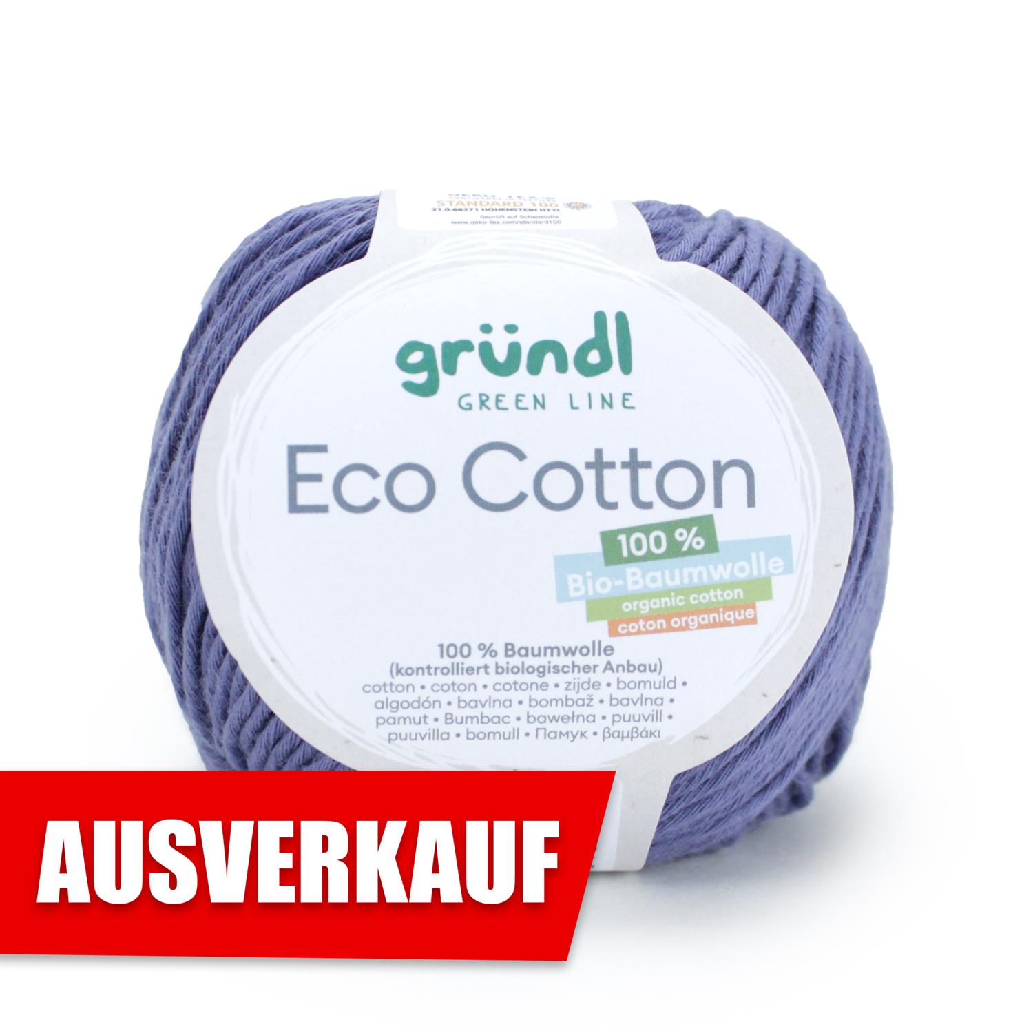 Gründl Eco Cotton (50g/105m) 100% Baumwolle