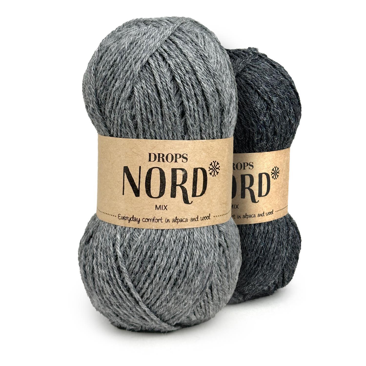 DROPS Nord Mix (50g/170m) 06 dunkelgrau