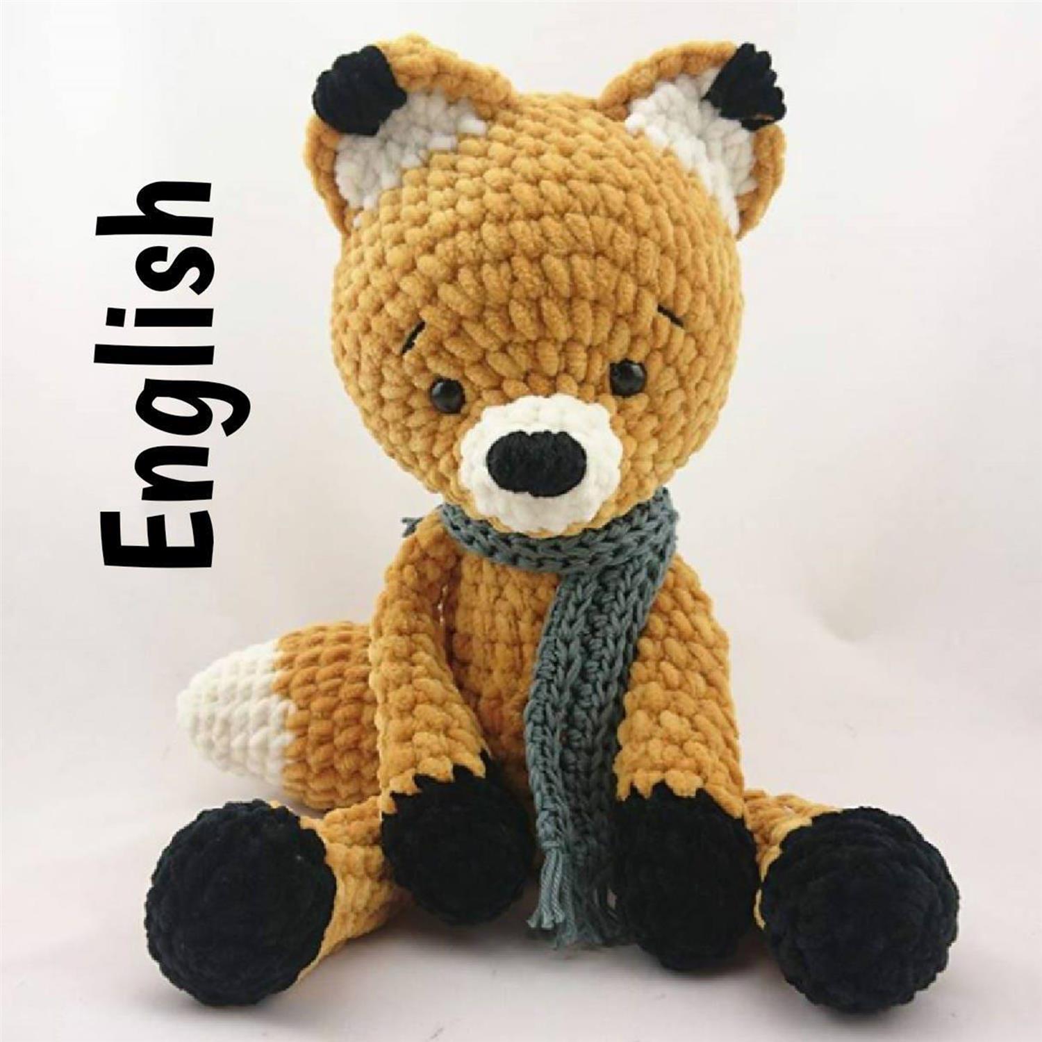 PDF Crochet Pattern Foxi Fox in ENGLISH by leami