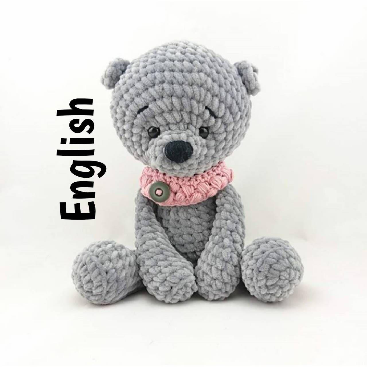 PDF ENGLISH Crochet Pattern Micha Teddy