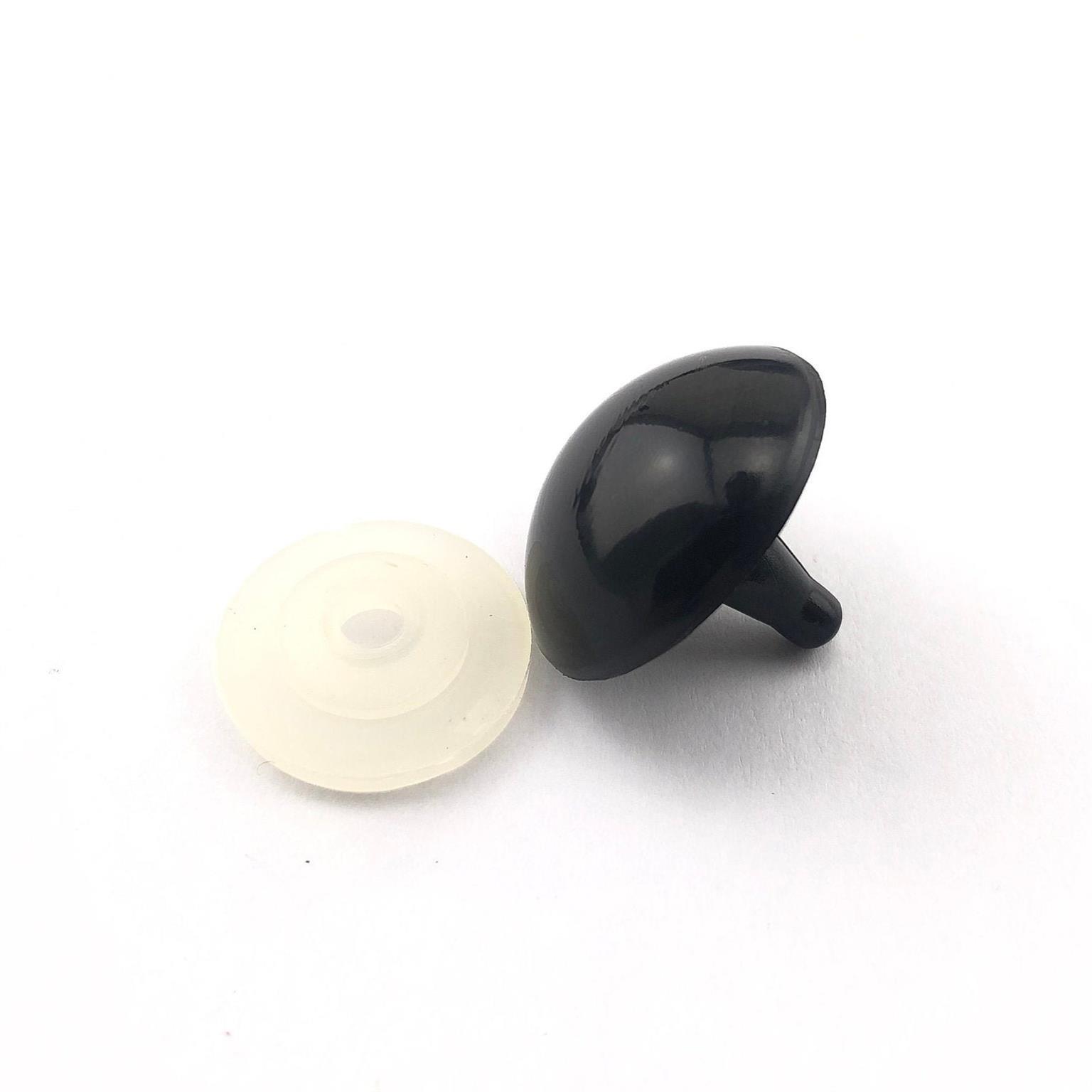 Sicherheitsaugen, schwarz, 14 mm Sicherheitsaugen, schwarz, 14 mm