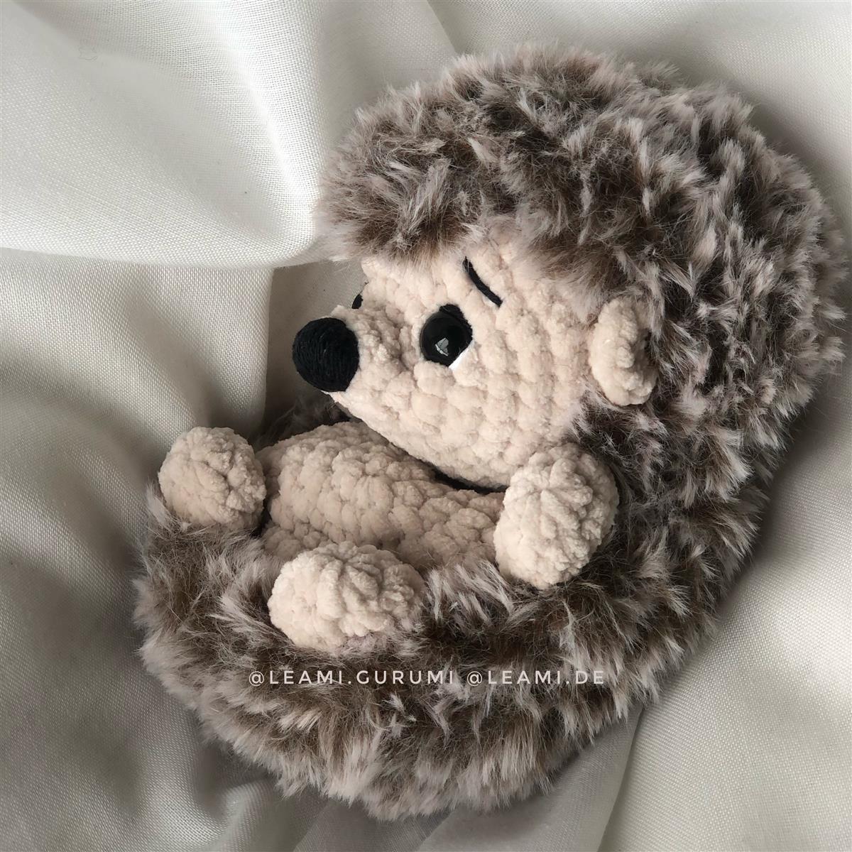 PDF Patron Français Fluffy le herisson leami