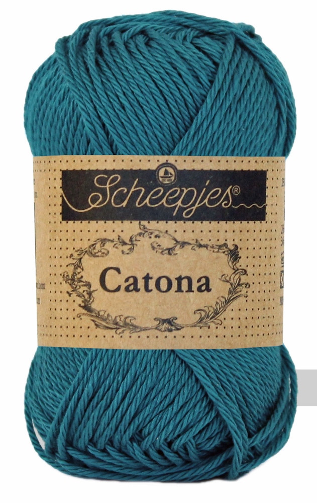 Scheepjes Catona, Baumwolle, 50g/125m, 400 Petrol Blue