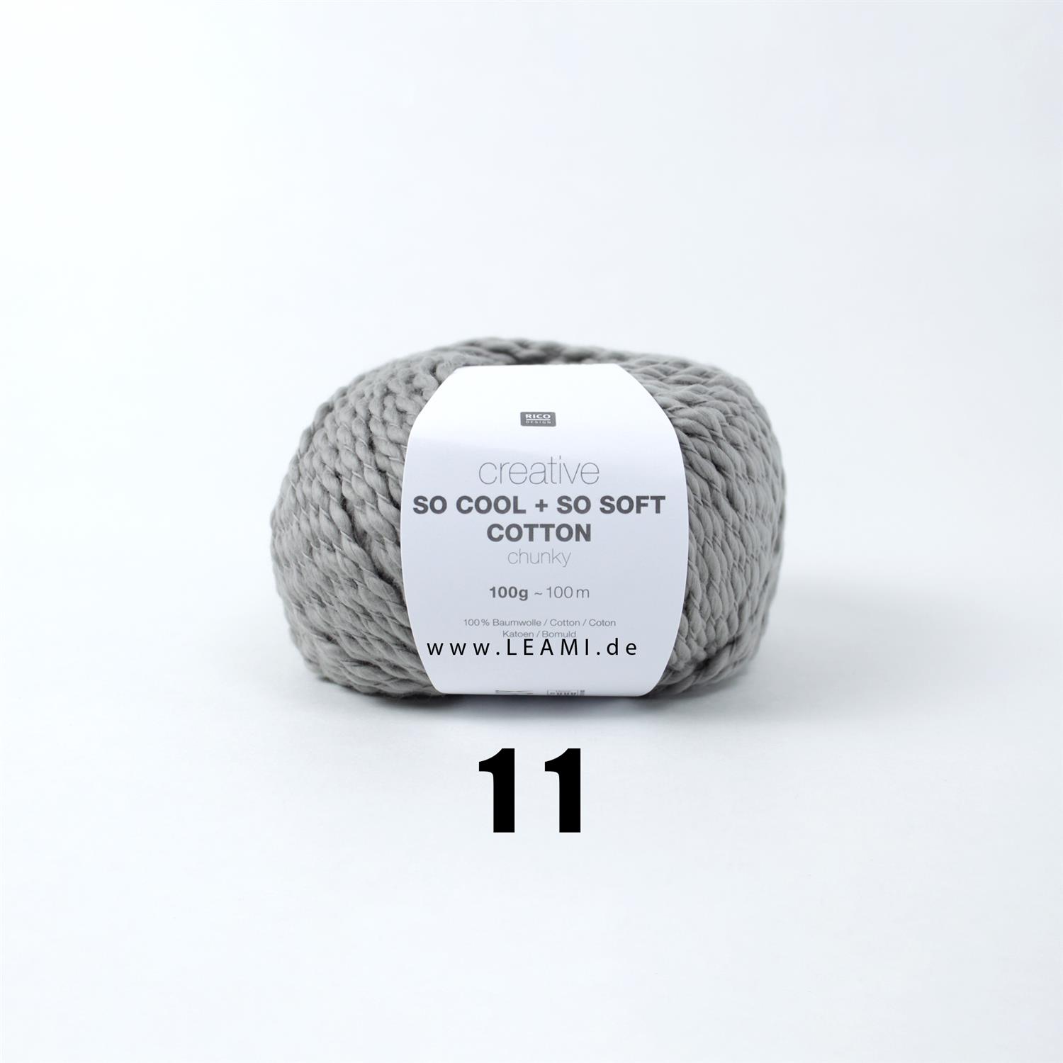 Rico creative So cool+ so soft 011 grau