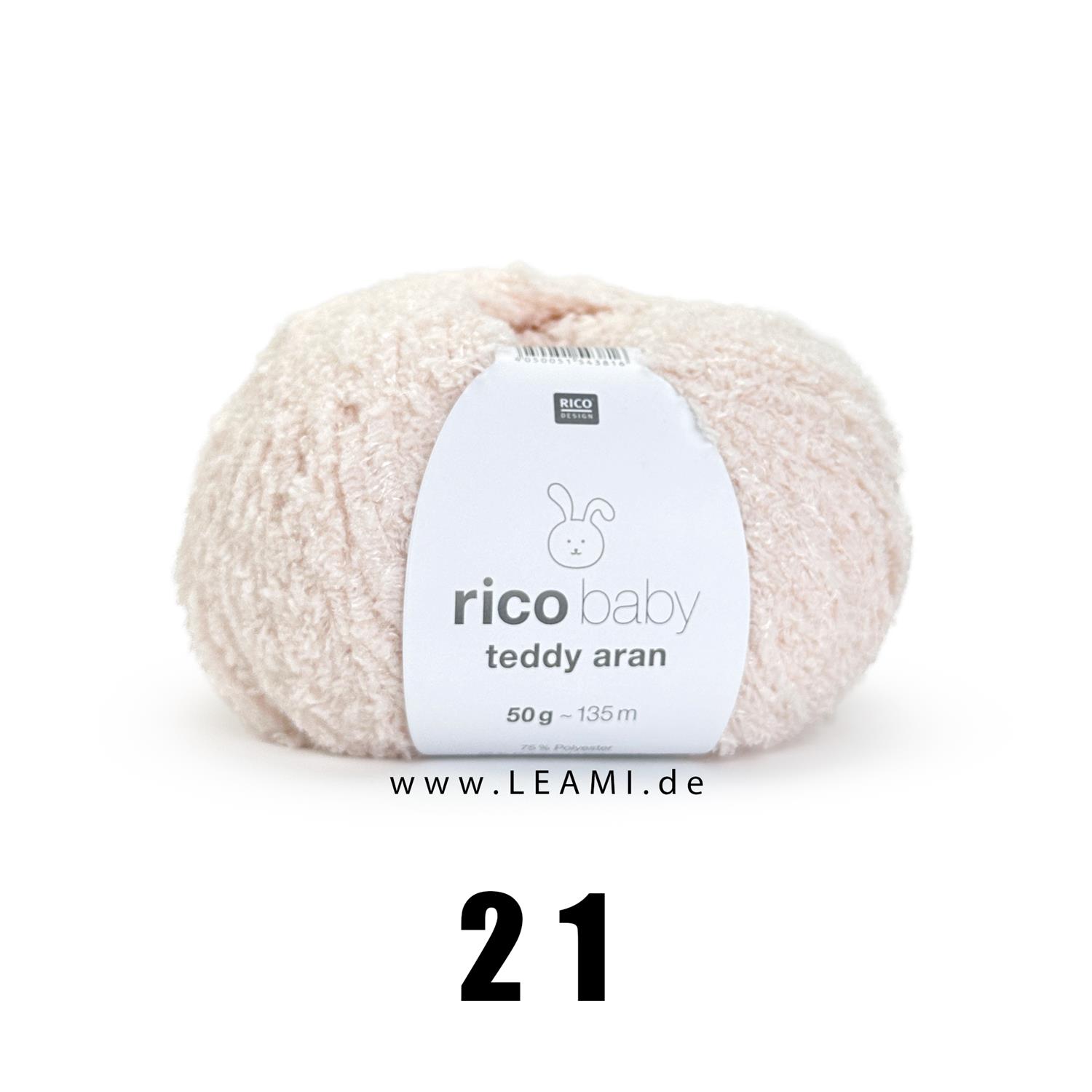 Rico Baby Teddy Aran (50g/135m) 21 Puder