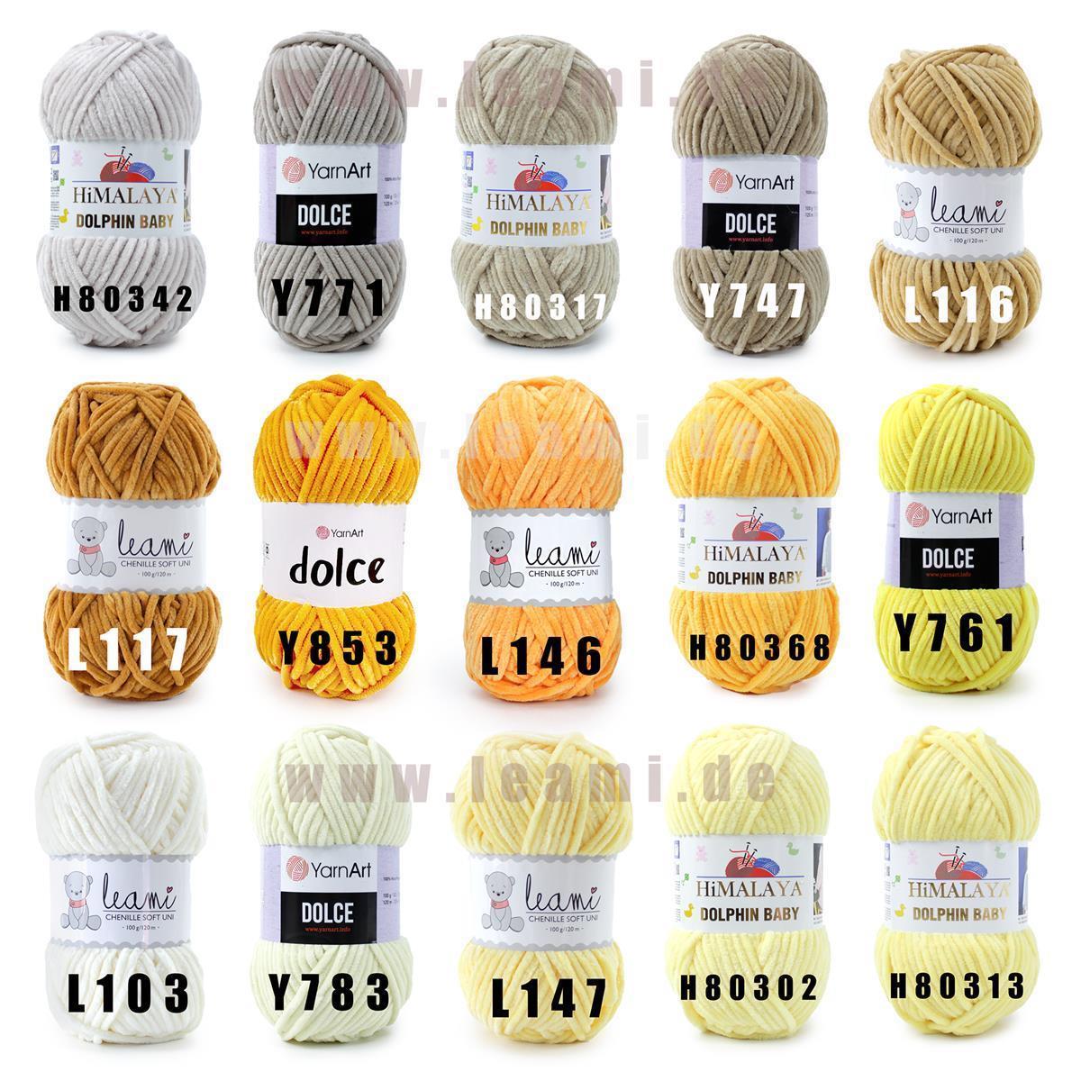 LEAMI Chenille Soft UNI (100g/120m)  Zertifiziert 146