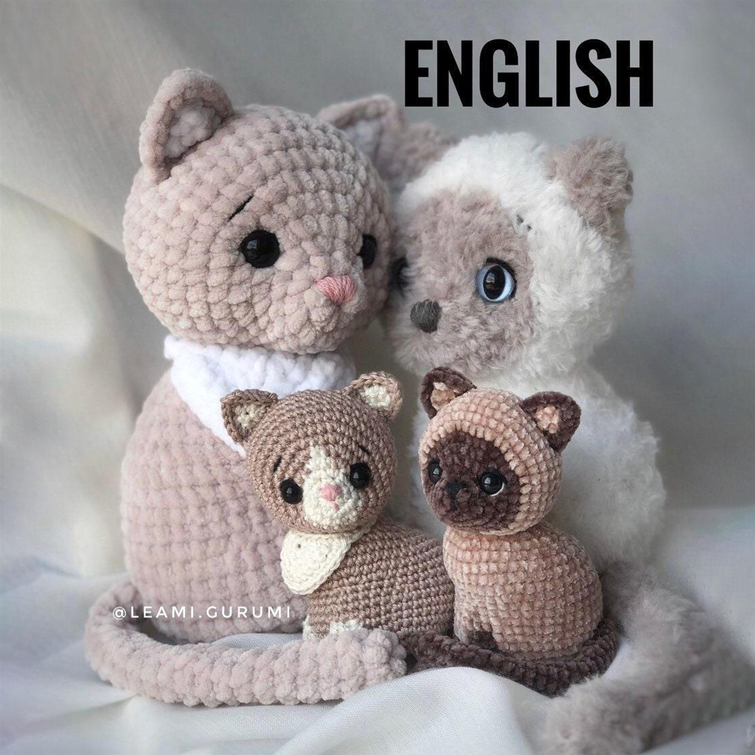 PDF ENGLISH Crochet Pattern Milka Kitty by leami