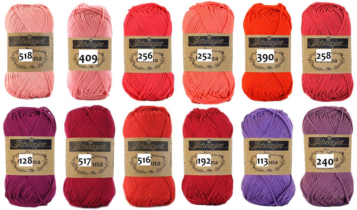 Scheepjes Catona, Baumwolle, 50g/125m, 201 blau Scheepjes Catona, Baumwolle, 50g/125m, 201 blau