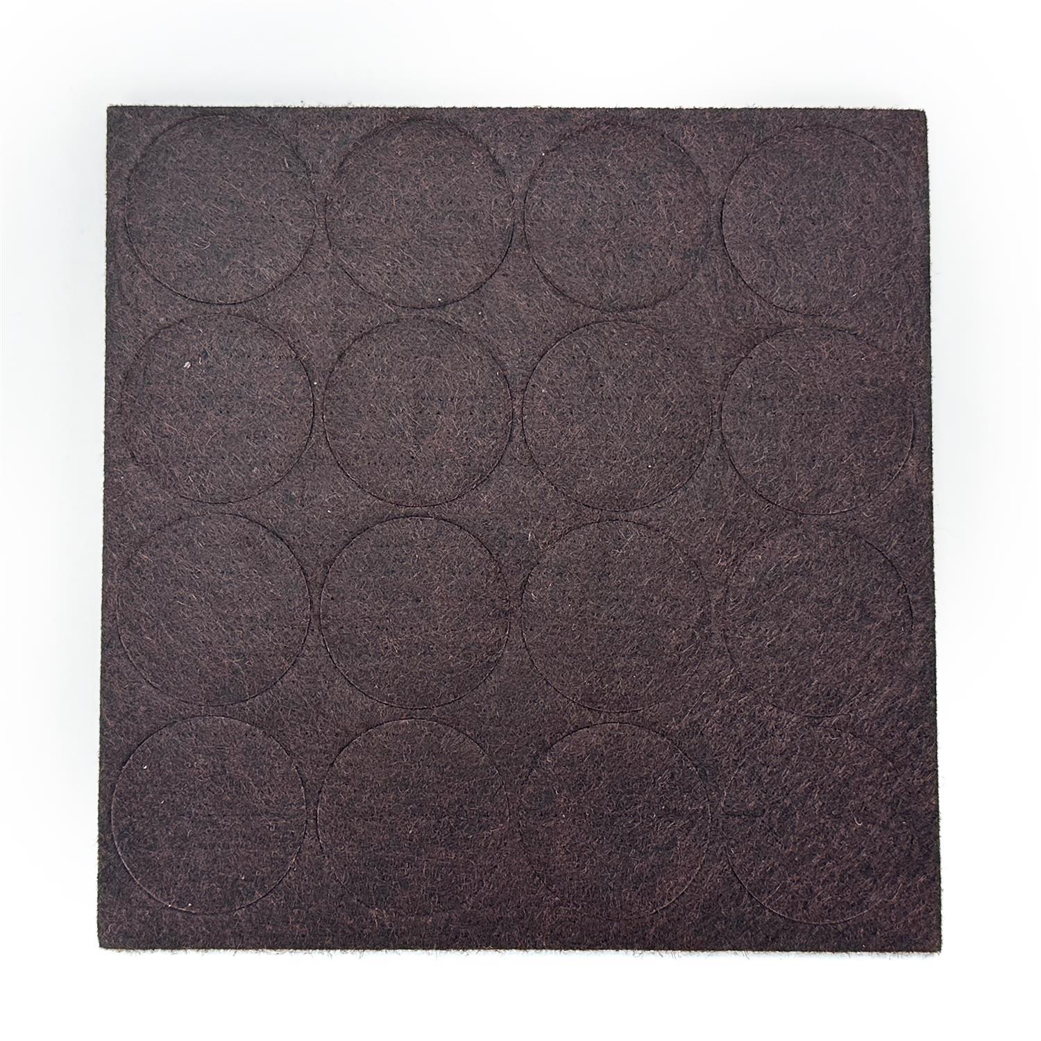 Filzgleiter braun SET, 16 Stk., Durchmesser 4cmm Ø