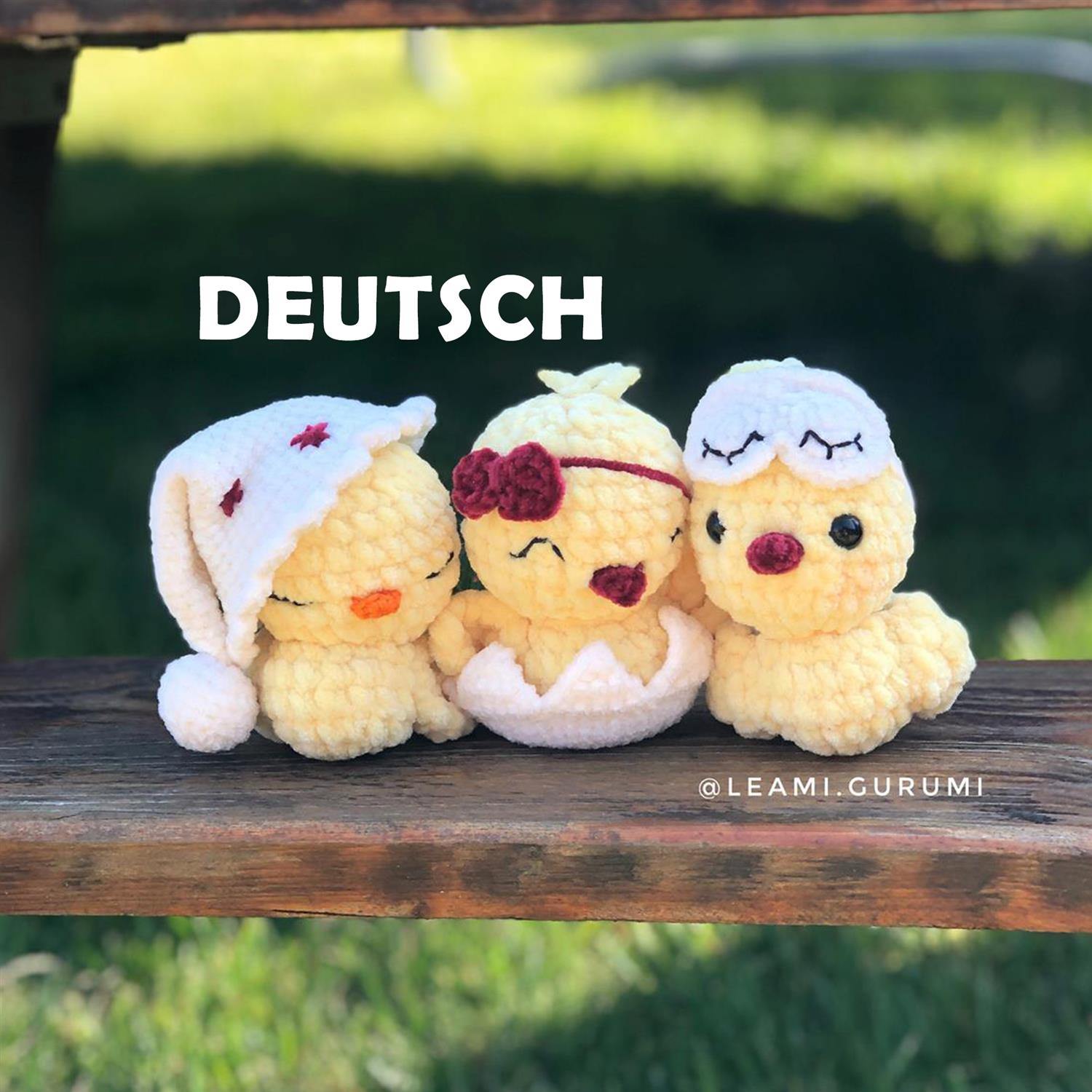 PDF Häkelanleitung für die drei Küken von leami