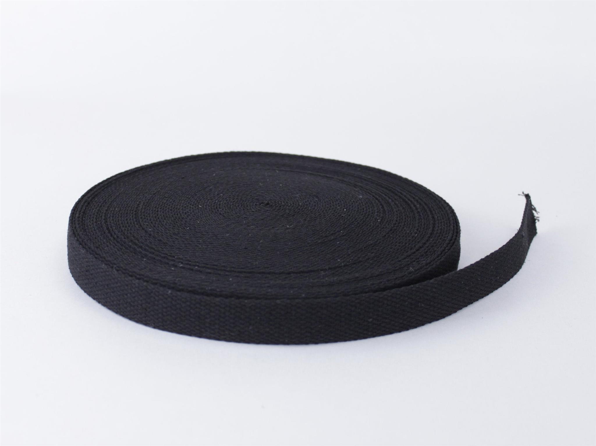Gurtband, 25mm, schwarz