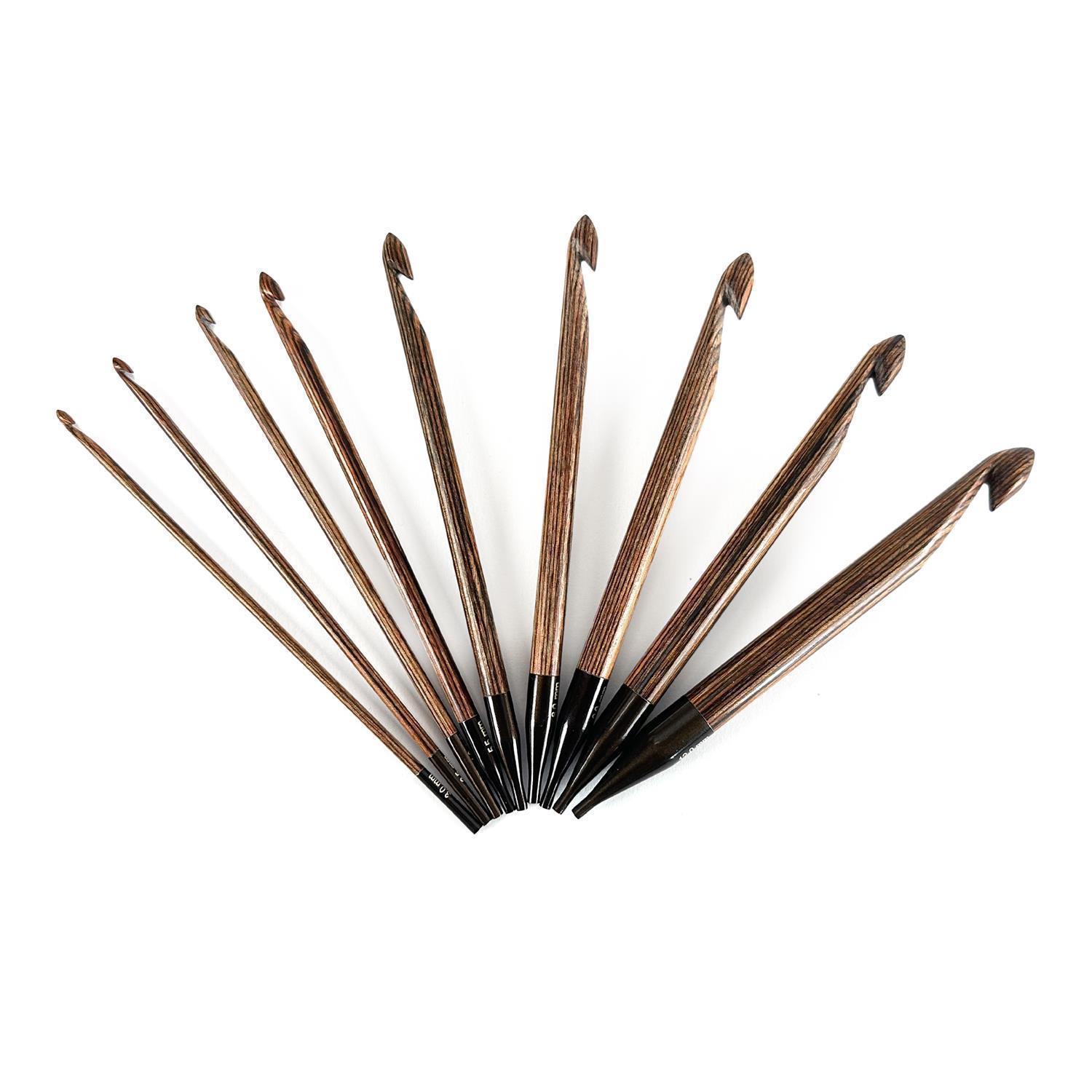 KnitPro ginger Tunesische Häkelnadel aus Holz 10.00 mm