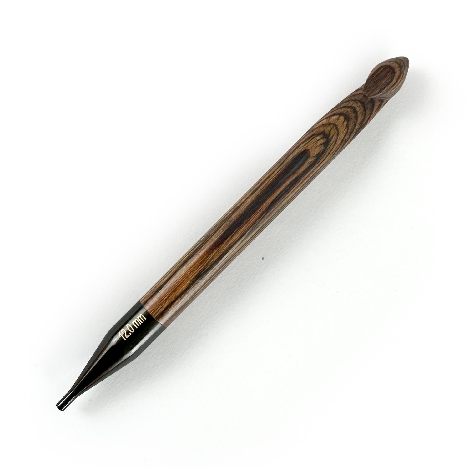 KnitPro ginger Tunesische Häkelnadel aus Holz 12.00 mm