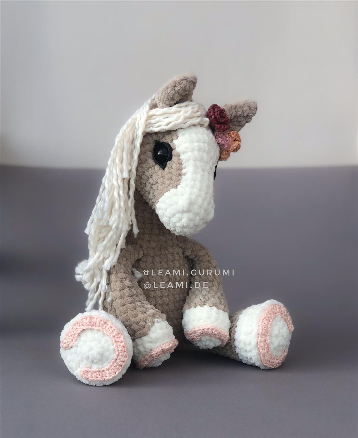 PDF ENGLISH Crochet Pattern Pony Sky by leami