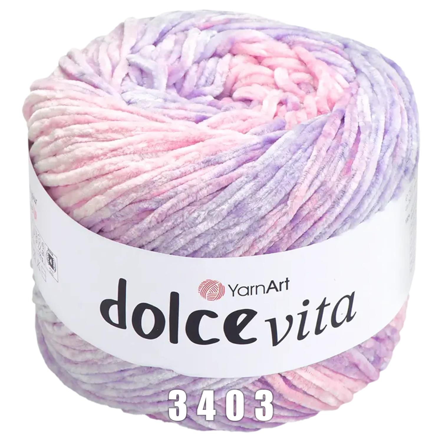 YarnArt Dolce Vita (150g/260m) 3403 flieder