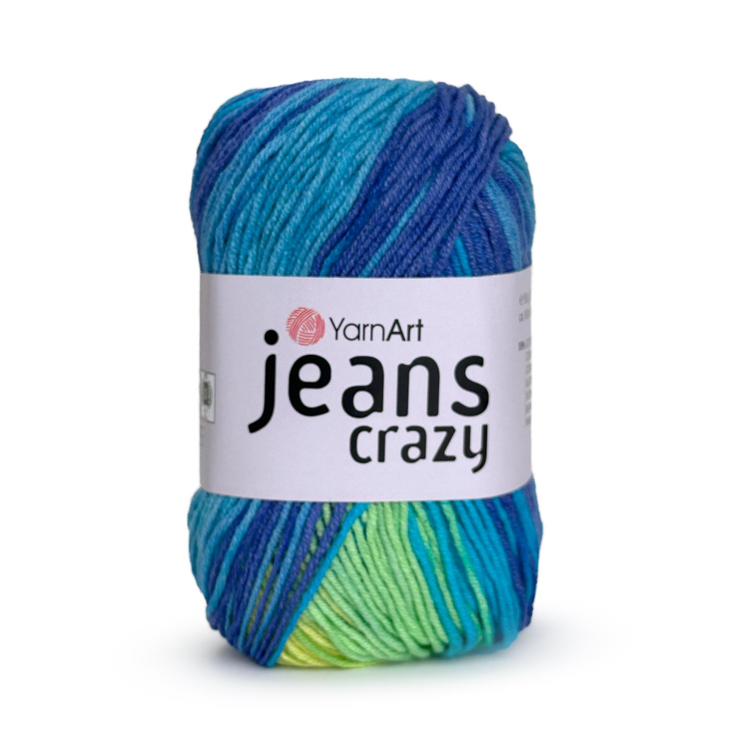 YarnArt Jeans Crazy (50g/160m) 8220 lilagelb