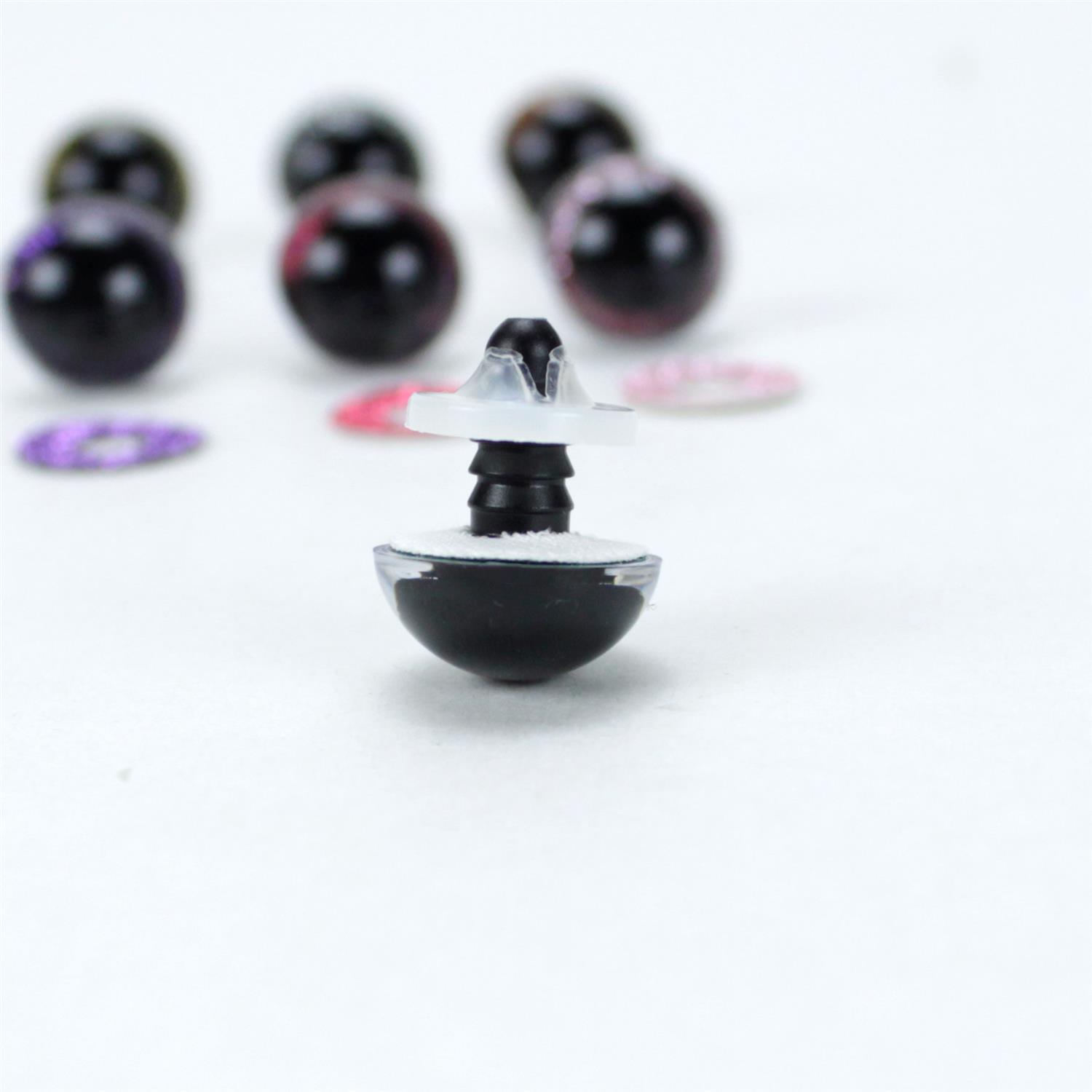 Glitzeraugen Schachtel 30 Teile Set, 9mm