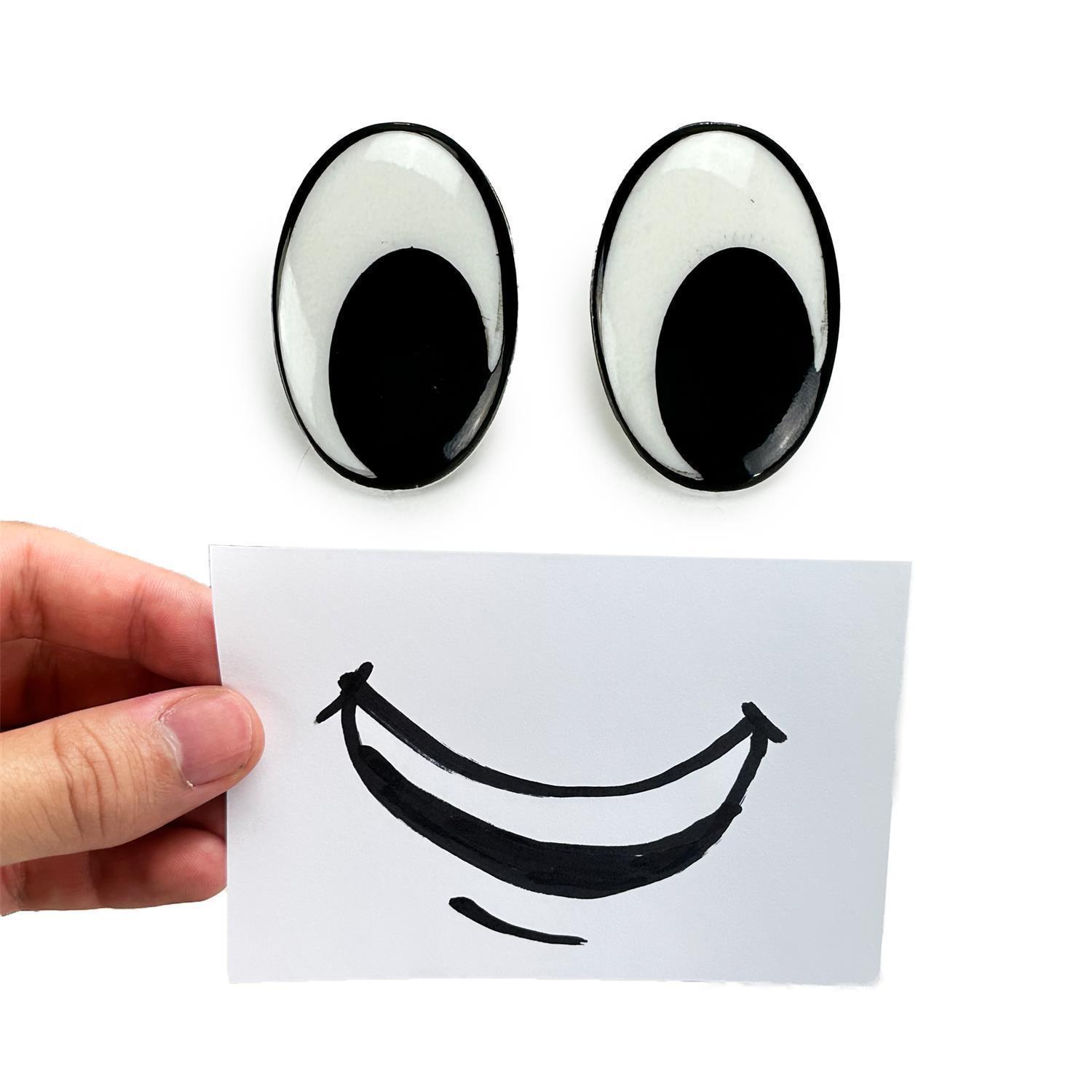 Partybrille Glubschaugen 6er Set - Federaugen Für Halloween & Fasching